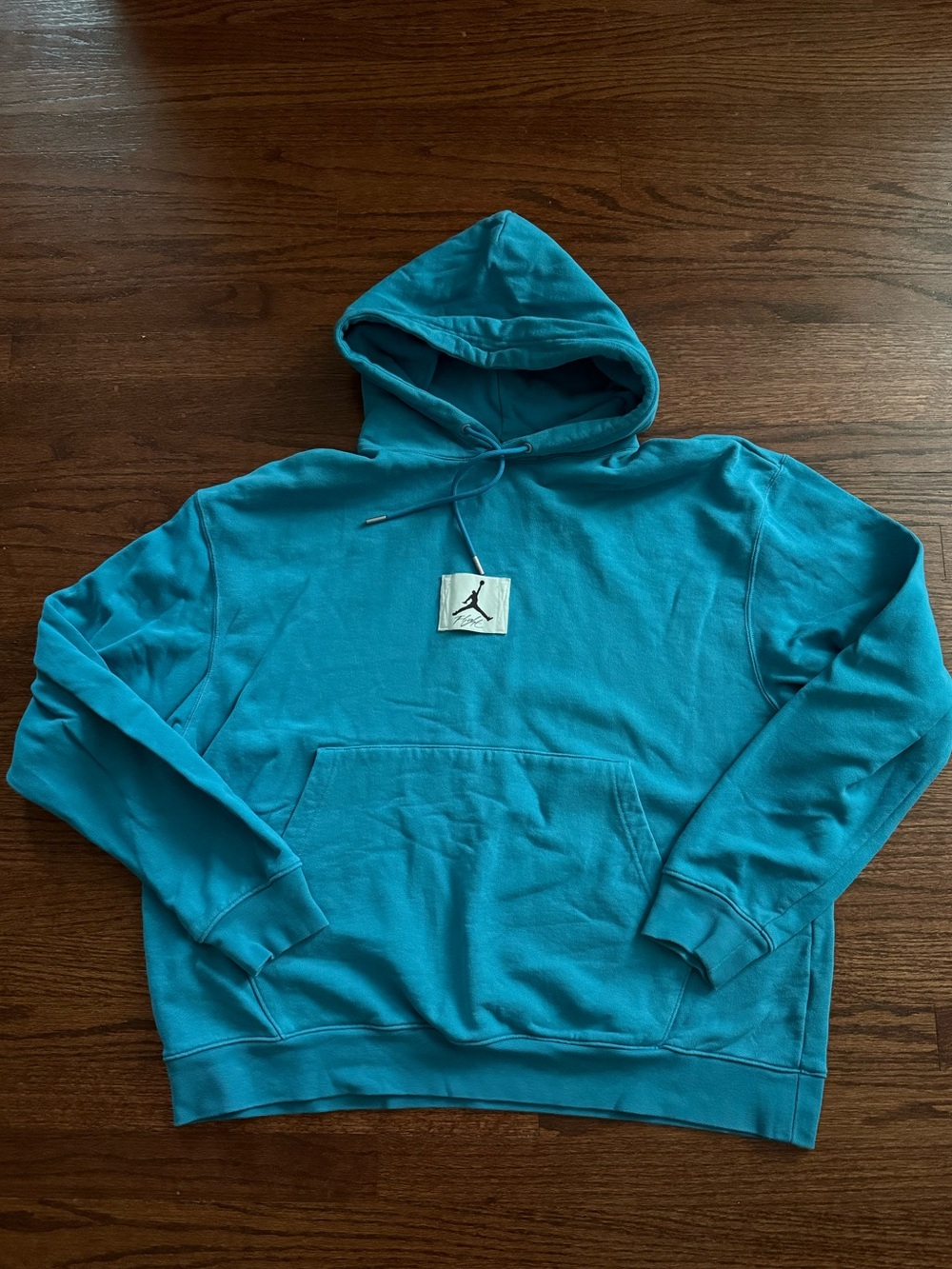 Jordan Men's Teal Hooded Pullover Sweatshirt